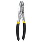 Slip Joint Pliers Deli Tools EDL25506 6'' (black&yellow) cena un informācija | Rokas instrumenti | 220.lv