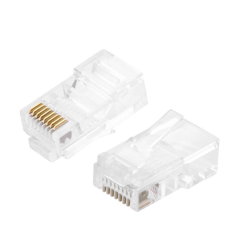 UGREEN NW110 Ethernet, RJ45 Plug, 8P/8C, Cat.5/5e, UTP (100pcs.) cena un informācija | Kabeļi un vadi | 220.lv