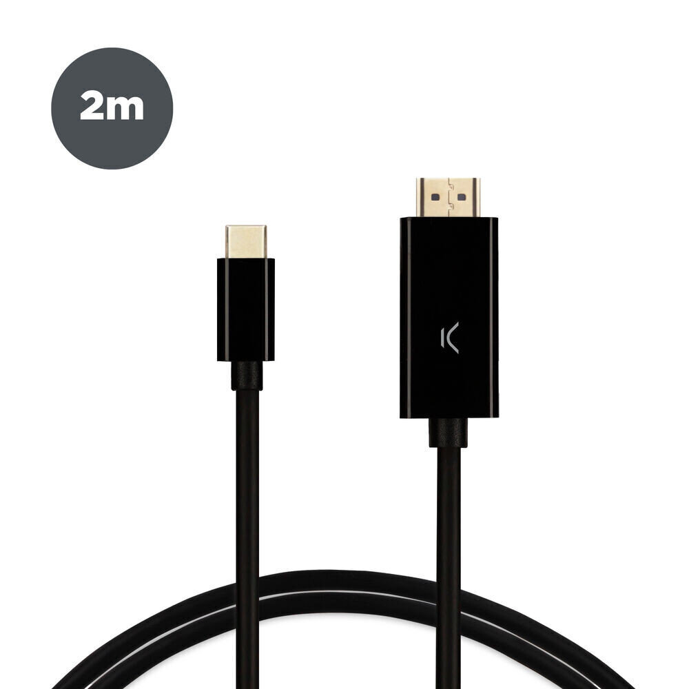 USB C uz HDMI Adapteris KSIX cena un informācija | Savienotājkabeļi | 220.lv