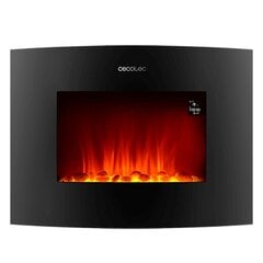 Dekoratīvs Elektrisks Skursteņa Aizsargs Cecotec Ready Warm 2250 Curved Flames Connected Melns 1000 - 2000 W cena un informācija | Kamīni | 220.lv