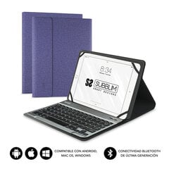 Чехол для планшета Subblim Teclado Keytab PRO, 10.1" цена и информация | Чехлы для планшетов и электронных книг | 220.lv