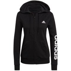 Adidas Джемпер W Lin Ft Fz Hoodie Black GL0791 цена и информация | Женские толстовки | 220.lv