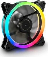 Вентилятор в корпусе Sharkoon SHARK Blades Fan RGB, Ø 12 см цена и информация | Компьютерные вентиляторы | 220.lv