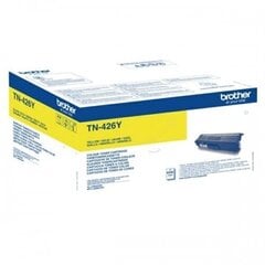 Kasetne lāzerprinterim Brother Toner TN-426 Yellow 6,5k (TN426Y) цена и информация | Картриджи для лазерных принтеров | 220.lv