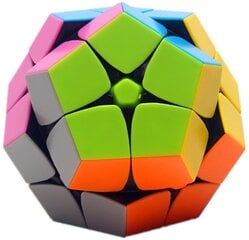 Puzle rubika kubs Megaminx 2x2, bez uzlīmēm cena un informācija | Galda spēles | 220.lv