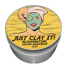 Sejas maska ar Amazones māliem Ecou Just Clay It Yellow 70 g cena un informācija | Sejas maskas, acu maskas | 220.lv