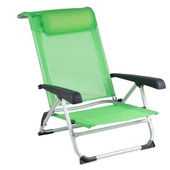 Bo-Camp pludmales krēsls, alumīnijs, zaļš, 1204794 цена и информация | Туристическая мебель | 220.lv
