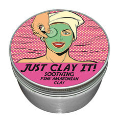 Sejas maska ar Amazones māliem Ecou Just Clay it Pink, 70 g cena un informācija | Sejas maskas, acu maskas | 220.lv