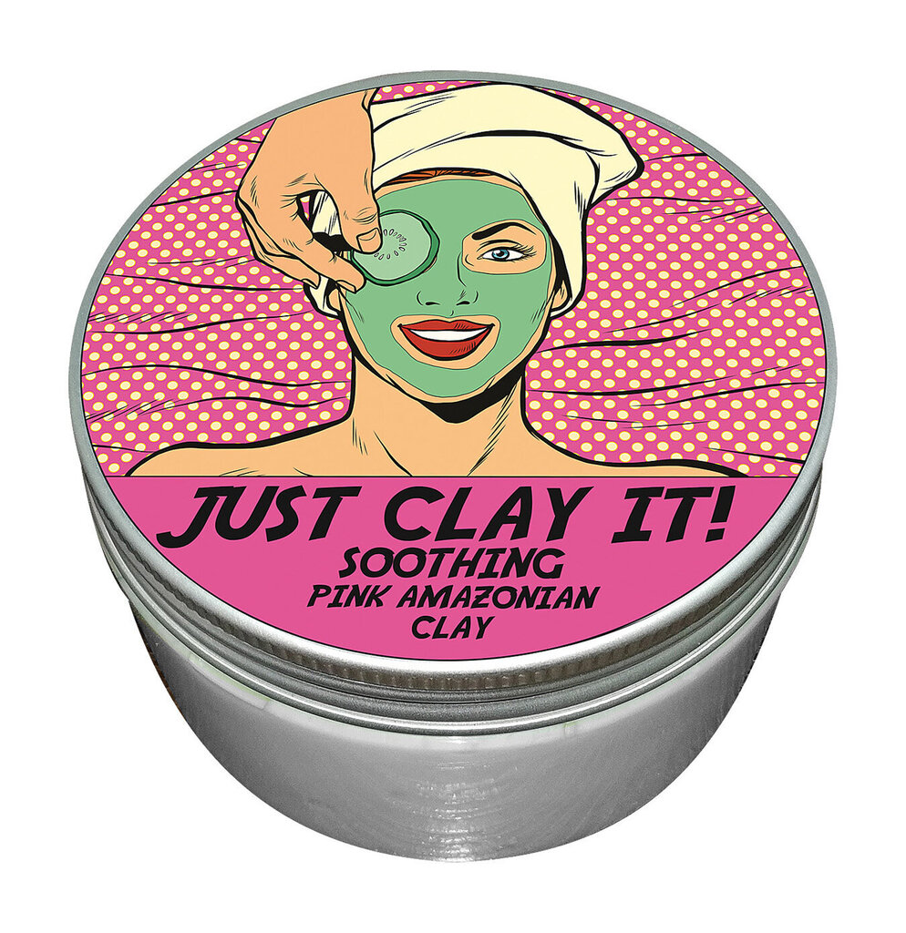 Sejas maska ar Amazones māliem Ecou Just Clay it Pink, 70 g cena un informācija | Sejas maskas, acu maskas | 220.lv