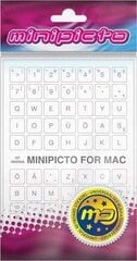 Minipicto наклейки на клавиатуру KB-MAC-EE01-WHT, белый цена и информация | Клавиатуры | 220.lv