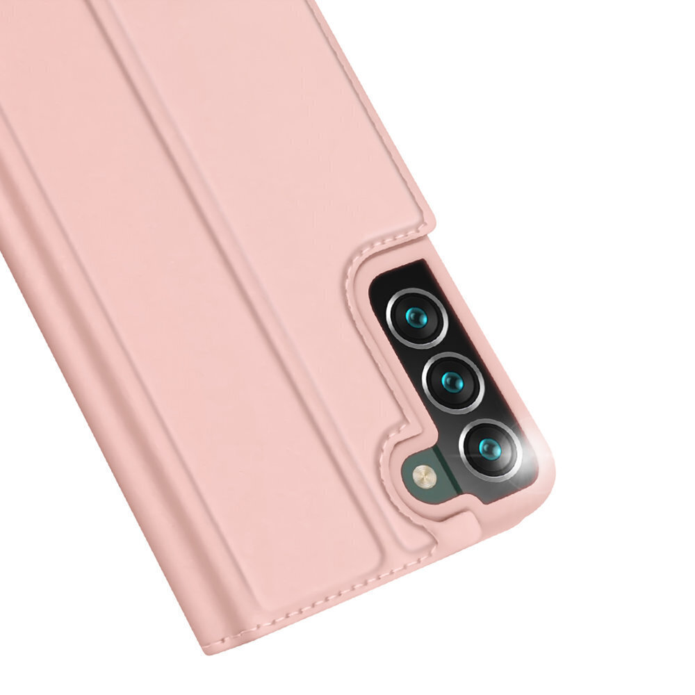 Maciņš Dux Ducis Skin Pro priekš Samsung Galaxy S22 Plus, rozā cena un informācija | Telefonu vāciņi, maciņi | 220.lv