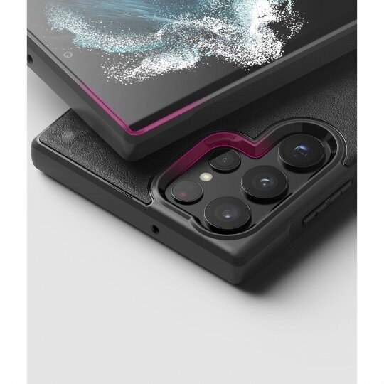 Telefona vāciņš Ringke Onyx priekš Samsung Galaxy S22 Ultra, melns цена и информация | Telefonu vāciņi, maciņi | 220.lv