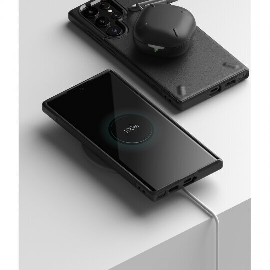Telefona vāciņš Ringke Onyx priekš Samsung Galaxy S22 Ultra, melns cena un informācija | Telefonu vāciņi, maciņi | 220.lv