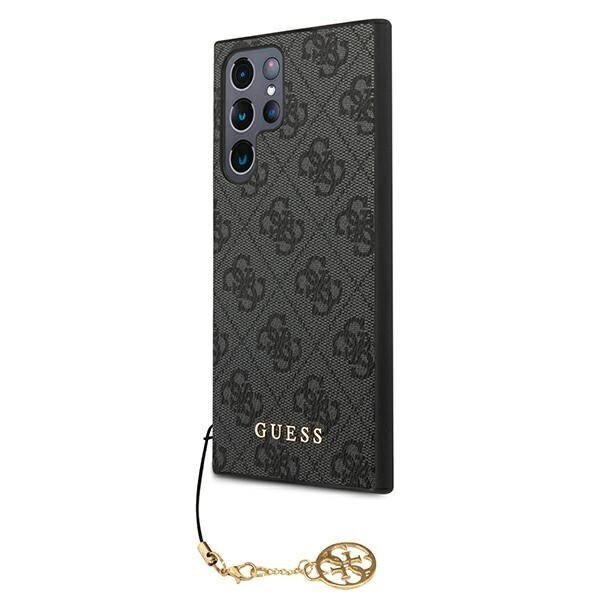 Oriģinālais maciņš GUESS Charms Collection priekš Samsung Galaxy S22 Plus, pelēks cena un informācija | Telefonu vāciņi, maciņi | 220.lv