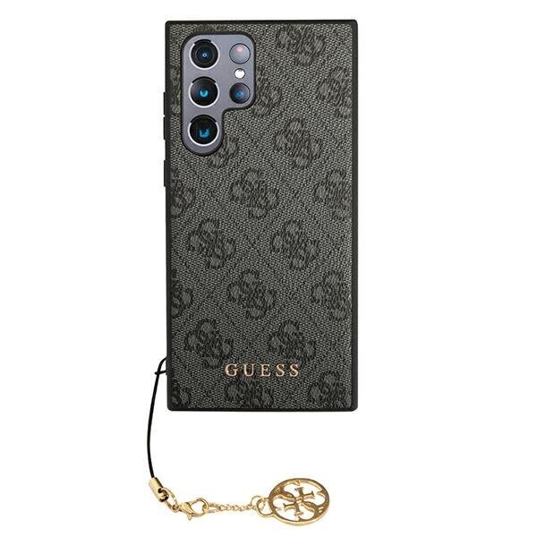 Oriģinālais maciņš GUESS Charms Collection priekš Samsung Galaxy S22 Plus, pelēks cena un informācija | Telefonu vāciņi, maciņi | 220.lv