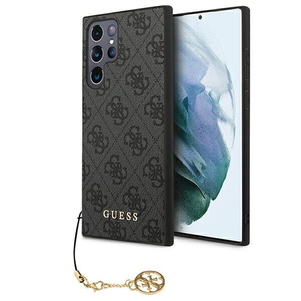 Oriģinālais maciņš GUESS Charms Collection priekš Samsung Galaxy S22 Plus, pelēks цена и информация | Telefonu vāciņi, maciņi | 220.lv