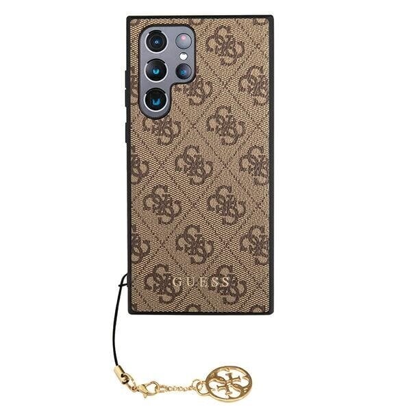 Oriģinālais maciņš GUESS Charms Collection priekš Samsung Galaxy S22, brūns цена и информация | Telefonu vāciņi, maciņi | 220.lv