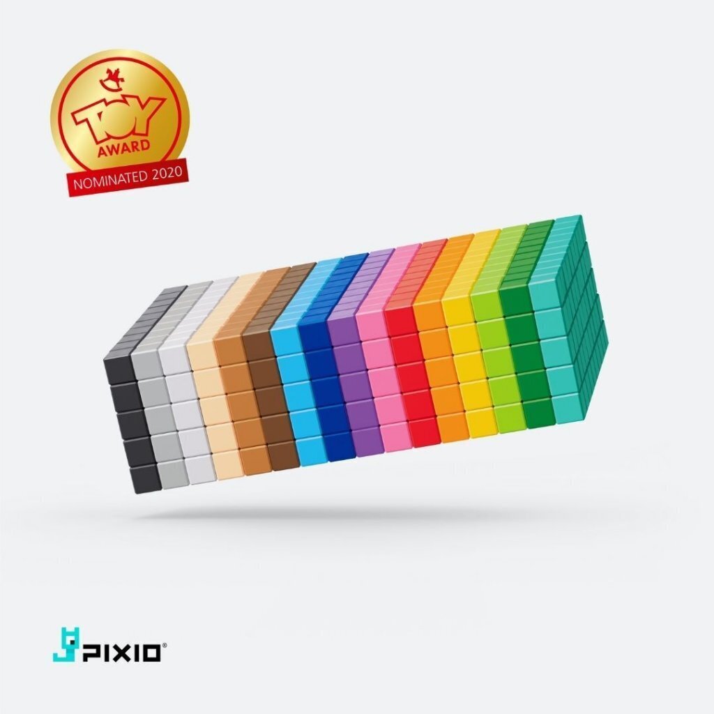 PIXIO 100, 6 krāsu magnētiskie bloki un bezmaksas programmnodrošinājums cena un informācija | Konstruktori | 220.lv