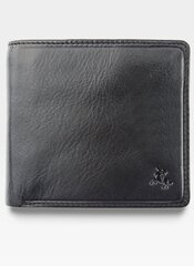 Мужской кожаный кошелек Visconti с защитой RFID, черный цена и информация | Мужские кошельки | 220.lv