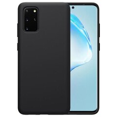 Maciņš priekš Samsung Galaxy S20 PLUS, Case LIQUID SILICONE, melns цена и информация | Чехлы для телефонов | 220.lv