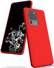 Maciņš priekš Samsung Galaxy S20 ULTRA, Case LIQUID SILICONE, sarkans цена и информация | Чехлы для телефонов | 220.lv