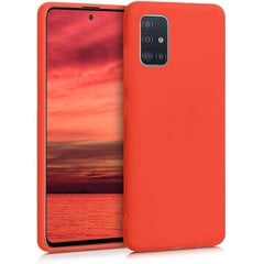 Maciņš priekš Samsung Galaxy A51, Case LIQUID SILICONE, sarkans cena un informācija | Telefonu vāciņi, maciņi | 220.lv