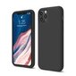 Case LIQUID SILICONE maciņš priekš Iphone 11 PRO MAX, melns cena un informācija | Telefonu vāciņi, maciņi | 220.lv