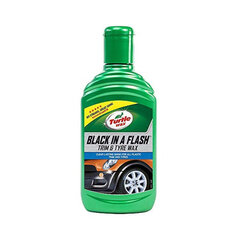 Automašīnas pulēšanas līdzeklis Turtle Wax Black in a Flash, 300 ml cena un informācija | Auto ķīmija | 220.lv