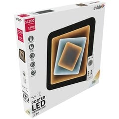 Avide LED griestu lampa Porter 160W ar tālvadības pulti цена и информация | Потолочные светильники | 220.lv