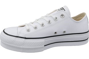 Sporta apavi sievietēm Converse Chuck Taylor All Star Lift Clean Ox, balti cena un informācija | Sporta apavi sievietēm | 220.lv