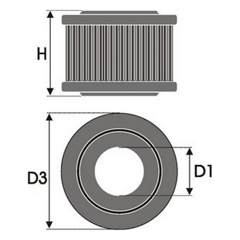 Gaisa filtrs Green Filters R434000 cena un informācija | Auto piederumi | 220.lv