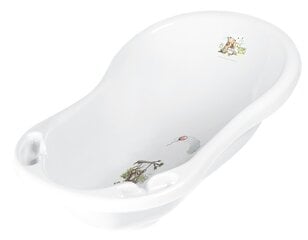 Maria "winnie the pooh" baby bath 84 cm with plug white цена и информация | Maudynių prekės | 220.lv