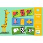 Triju daļu puzle Djeco Plikie dzīvnieki, DJ08186, 24 d. цена и информация | Rotaļlietas zīdaiņiem | 220.lv