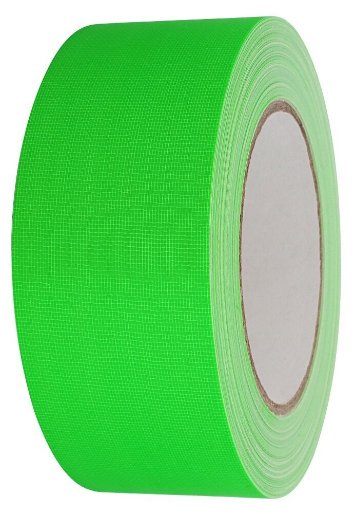 Neona līmlente Neon gaffer 19 mm x 25 m, zaļa cena un informācija | Izolācijas materiāli | 220.lv