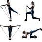 Wozinsky 11 Pack Exercise Resistance Bands with Handles Exercise Stretch Fitness Home Set Include 5 Stackable Exercise Bands with Carry Bag (WRTS5-01) цена и информация | Fitnesa gumijas, gredzeni | 220.lv