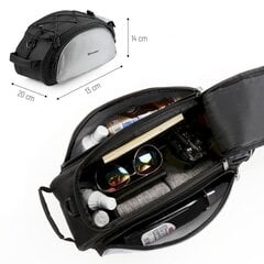 Задняя сумка на багажник с плечевым ремнем Wozinsky Bicycle Pannier Bag 13 л, черная (WBB1BK) цена и информация | Сумки, держатели для телефонов | 220.lv