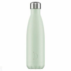 Termoss pudele Chilly's Bottle Blush Green 500ml цена и информация | Термосы, термокружки | 220.lv