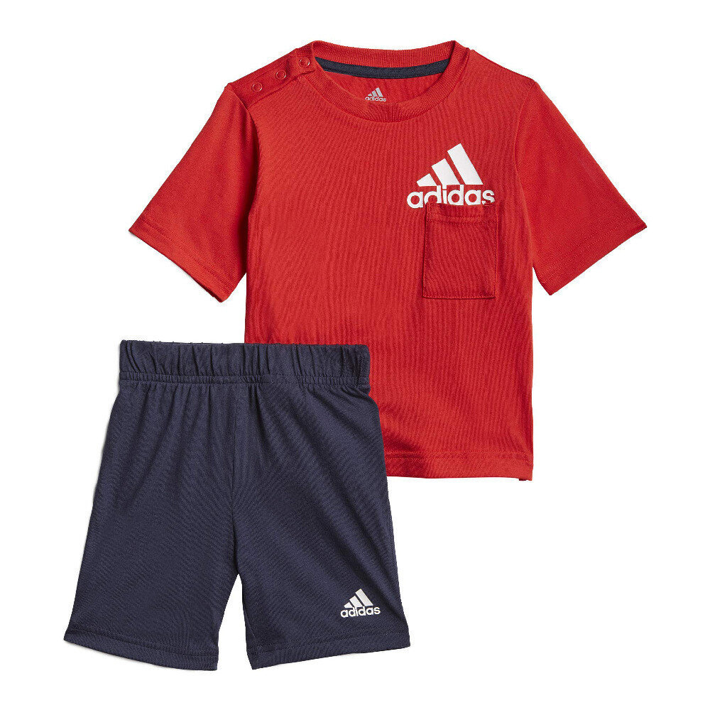 Bērnu Sporta Tērps Adidas Badge of Sport Summer 6-9 mēneši цена и информация | Futbola formas un citas preces | 220.lv