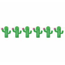 Cactus spīguļu vītne, izmērs 13x15x250 cm cena un informācija | Svētku dekorācijas | 220.lv