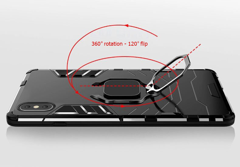 Telefona vāciņš Ring Armor priekš Samsung Galaxy S22, melns цена и информация | Telefonu vāciņi, maciņi | 220.lv