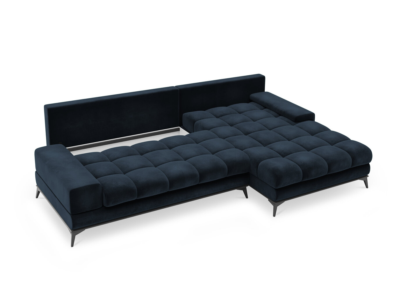 Stūra dīvāns Windsor & Co Deneb 5S, zils cena un informācija | Stūra dīvāni | 220.lv