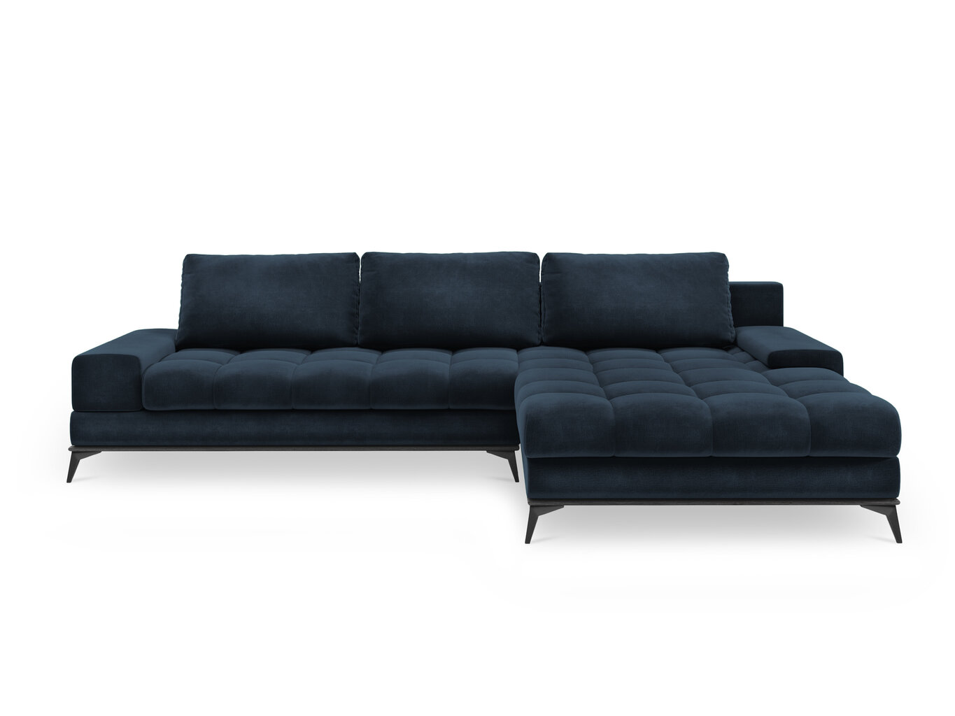 Stūra dīvāns Windsor & Co Deneb 5S, zils cena un informācija | Stūra dīvāni | 220.lv