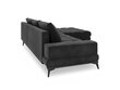 Stūra dīvāns Windsor & Co Deneb 5S, tumši pelēks cena un informācija | Stūra dīvāni | 220.lv