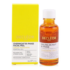 Pīlinga krēms Overnight Bi-phase Decleor Mandarīna (30 ml) cena un informācija | Sejas ādas kopšana | 220.lv