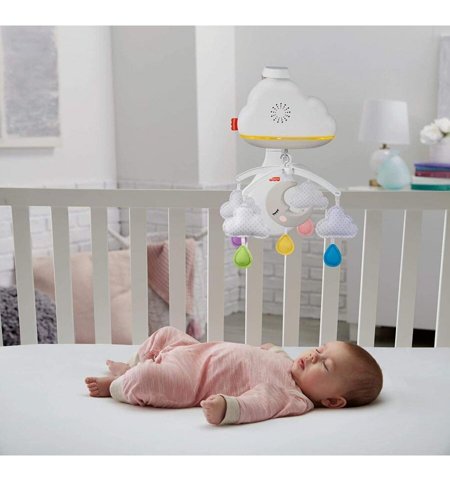 Fisher-Price nomierinošais mākoņu karuselis Calming Clouds cena un informācija | Rotaļlietas zīdaiņiem | 220.lv