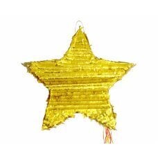 Zvaigzne Pinata, metālisks, izmērs 45x44x9 cm cena un informācija | Svētku dekorācijas | 220.lv