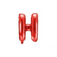 Воздушный шар из фольги с буквой H, 35см, красный цена и информация | Шарики | 220.lv
