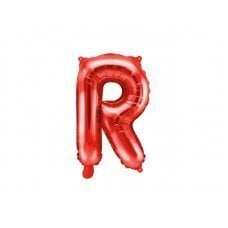 Folijas balons burts R, sarkans, 35 cm cena un informācija | Baloni | 220.lv