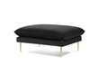 Mīksto mēbeļu komplekts Cosmopolitan Design Florence, melns cena un informācija | Dīvānu komplekti | 220.lv