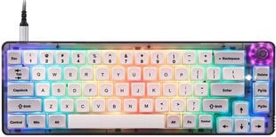 Mechanical gaming keyboard Motospeed CK69 (white) цена и информация | Клавиатуры | 220.lv